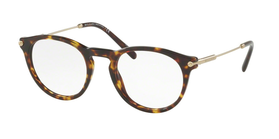 Bvlgari BV3035 Phantos Eyeglasses  504-DARK HAVANA 50-21-140 - Color Map havana