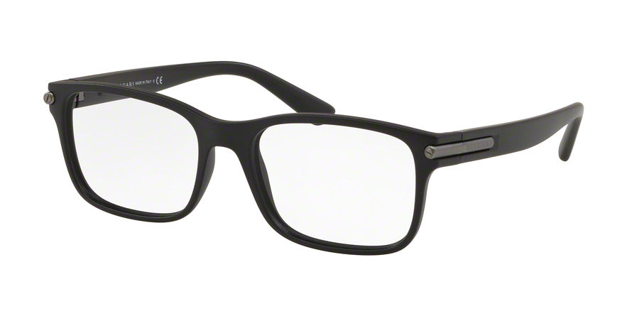 Bvlgari BV3039 Rectangle Eyeglasses 938-MATTE BLACK 54-18-145 - Color Map black