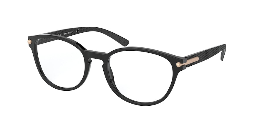 Bvlgari BV3042F Phantos Eyeglasses  501-BLACK 53-19-140 - Color Map black