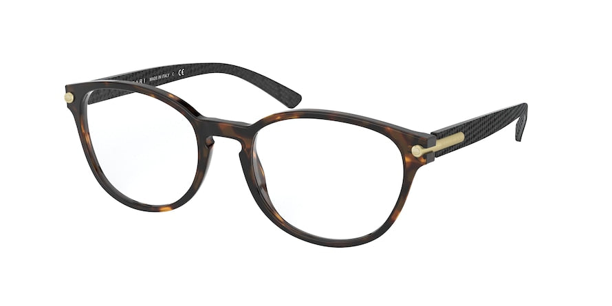 Bvlgari BV3042F Phantos Eyeglasses  504-DARK HAVANA 53-19-140 - Color Map havana