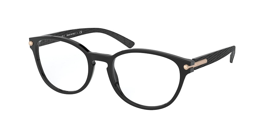 Bvlgari BV3042 Phantos Eyeglasses  501-BLACK 53-19-140 - Color Map black