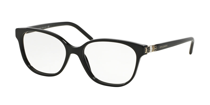 Bvlgari BV4105 Phantos Eyeglasses  501-BLACK 54-16-140 - Color Map black