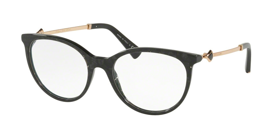 Bvlgari BV4149KB Oval Eyeglasses  5412-BVLGARI BLACK MAMBA 54-18-130 - Color Map black