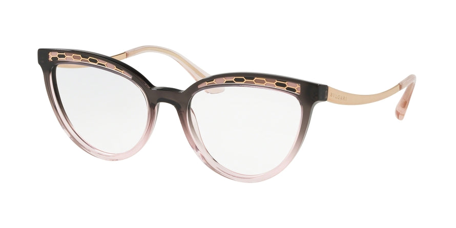 Bvlgari BV4165 Cat Eye Eyeglasses 5449-BLACK GRADIENT PINK 51-18-140 - Color Map black