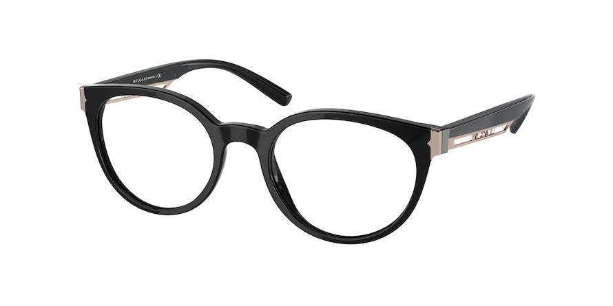 Bvlgari BV4198F Phantos Eyeglasses  501-BLACK 50-19-145 - Color Map black