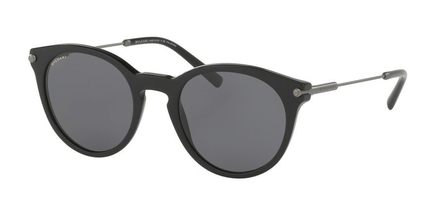 Bvlgari BV7030 Phantos Sunglasses  501/81-BLACK 51-21-145 - Color Map black