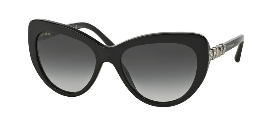 Bvlgari BV8143B Butterfly Sunglasses  501/8G-BLACK 55-17-135 - Color Map black