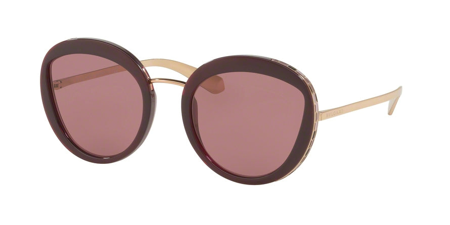 Bvlgari BV8191 Irregular Sunglasses  11171A-VIOLET/RASPBERRY 52-21-140 - Color Map violet