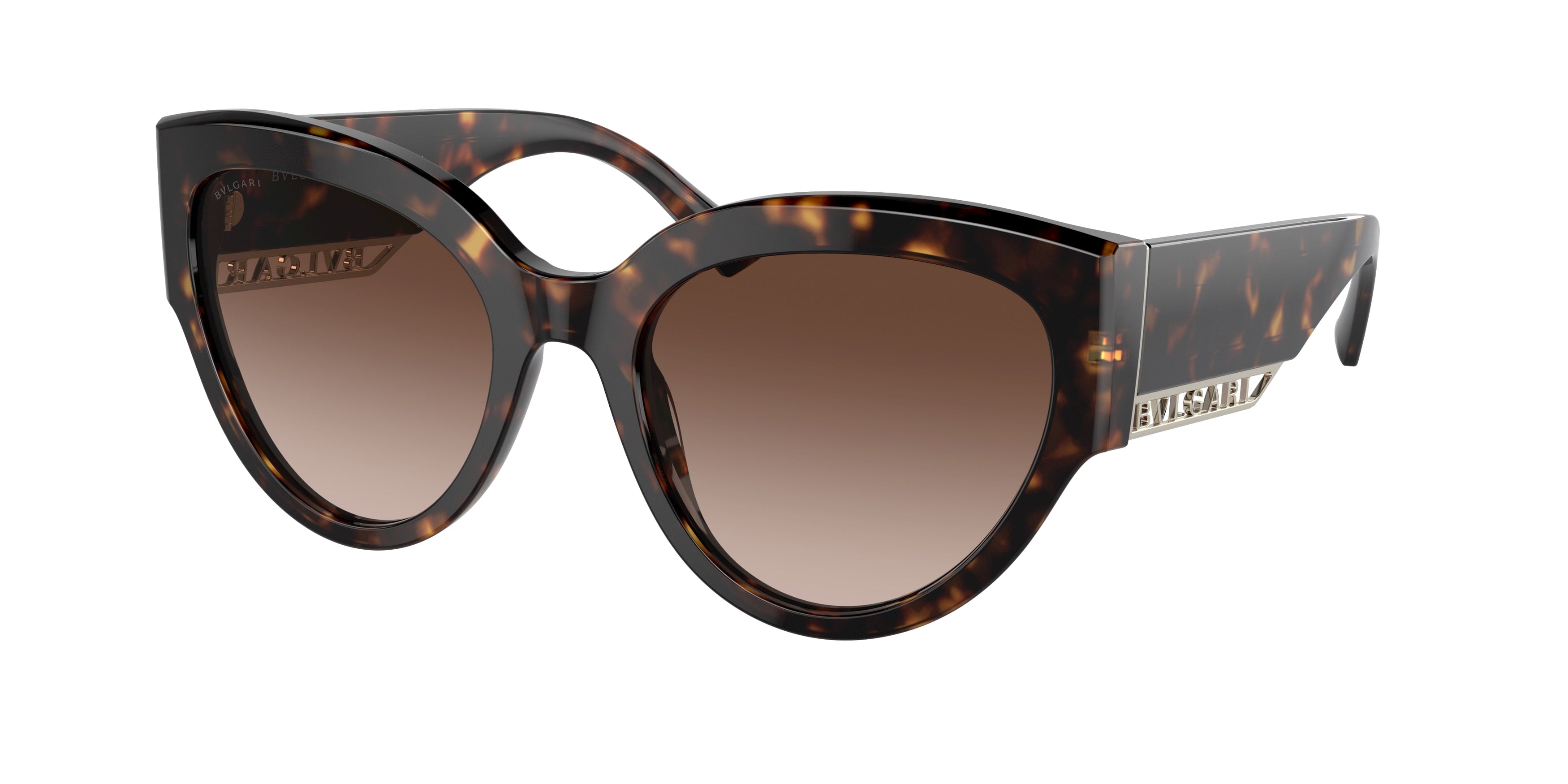 Bvlgari BV8258F Butterfly Sunglasses 504/13-Havana 55-145-20 - Color Map Tortoise