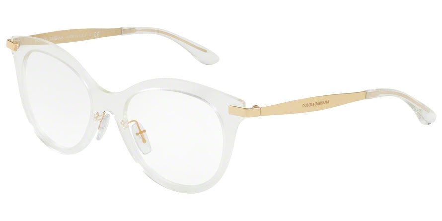 DOLCE & GABBANA DG1292 Cat Eye Eyeglasses 3073-CLEAR 53-18-140 - Color Map clear