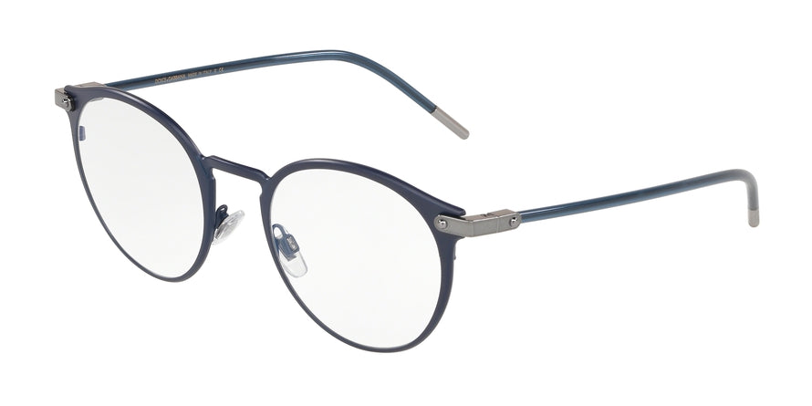 DOLCE & GABBANA DG1318 Phantos Eyeglasses 1280-MATTE BLUE 50-21-145 - Color Map blue