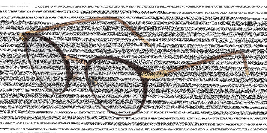 DOLCE & GABBANA DG1318 Phantos Eyeglasses 1315-MATTE BROWN/GOLD 50-21-145 - Color Map brown