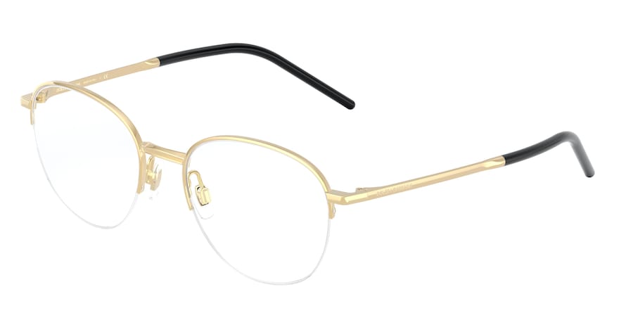 DOLCE & GABBANA DG1329 Phantos Eyeglasses 02-GOLD 53-19-145 - Color Map gold