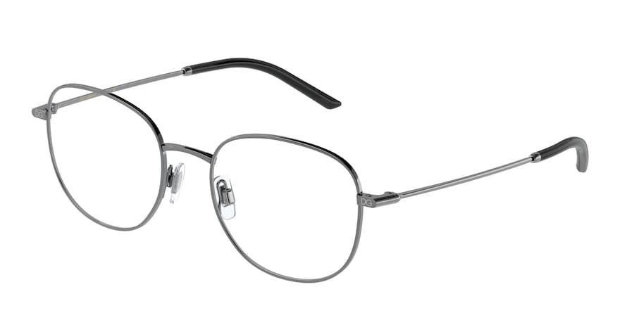 DOLCE & GABBANA DG1332 Phantos Eyeglasses 04-GUNMETAL 52-19-145 - Color Map gunmetal