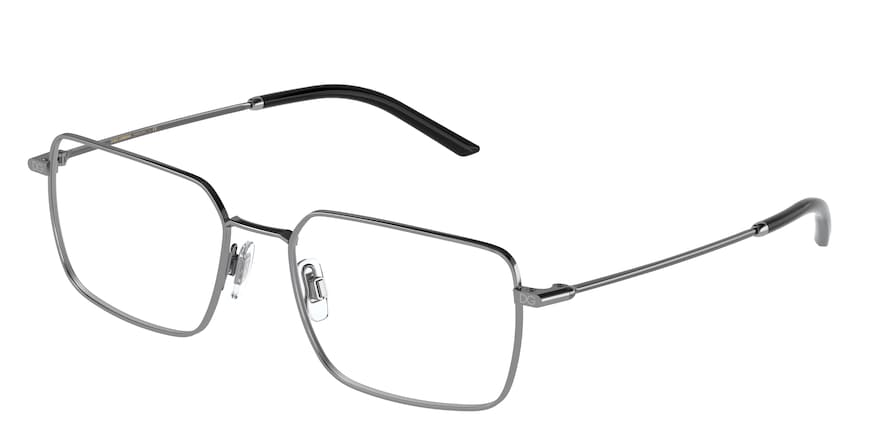DOLCE & GABBANA DG1336 Rectangle Eyeglasses 04-GUNMETAL 56-18-145 - Color Map gunmetal