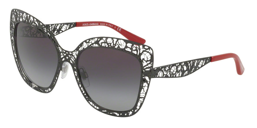 DOLCE & GABBANA DG2164 Butterfly Sunglasses  01/8G-BLACK 56-18-140 - Color Map black
