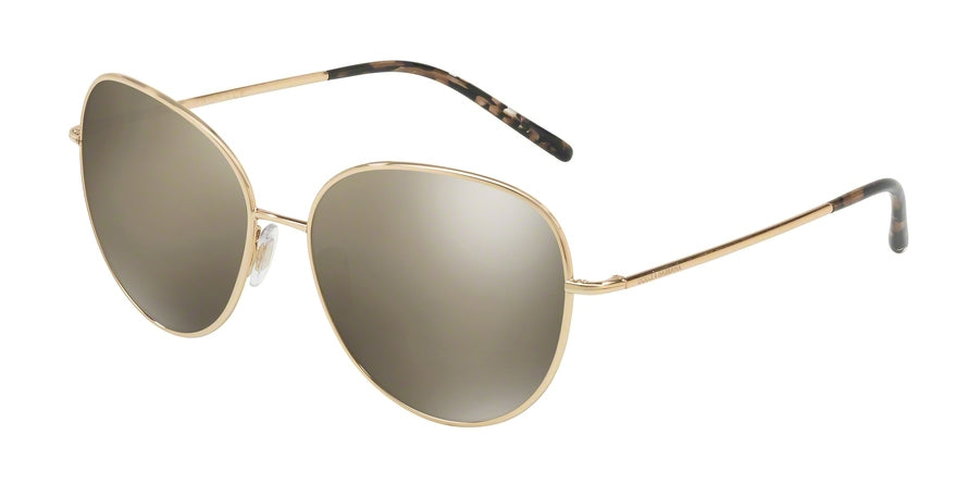 DOLCE & GABBANA DG2194 Irregular Sunglasses 02/5A-GOLD 58-16-140 - Color Map gold