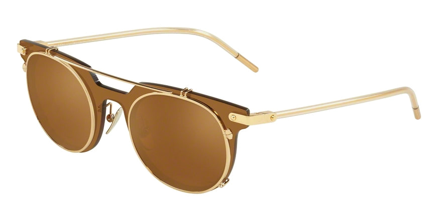DOLCE & GABBANA DG2196 Phantos Sunglasses 02/6H-CAMEL 49-22-145 - Color Map multicolor