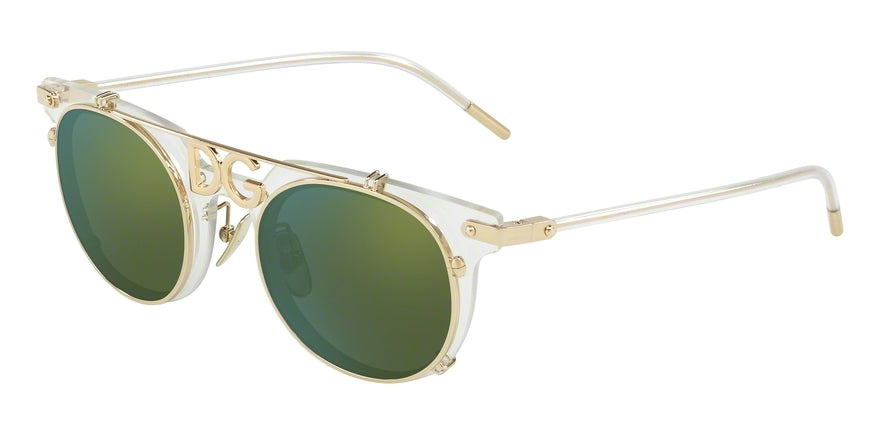 DOLCE & GABBANA DG2196 Phantos Sunglasses 488/6R-CLEAR 49-22-145 - Color Map clear
