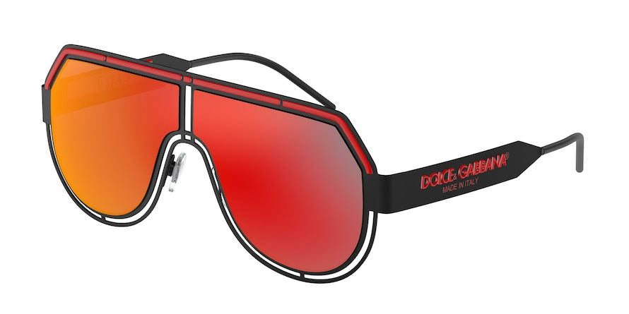 DOLCE & GABBANA DG2231 Pilot Sunglasses 11066Q-MATTE BLACK 59-5-140 - Color Map black