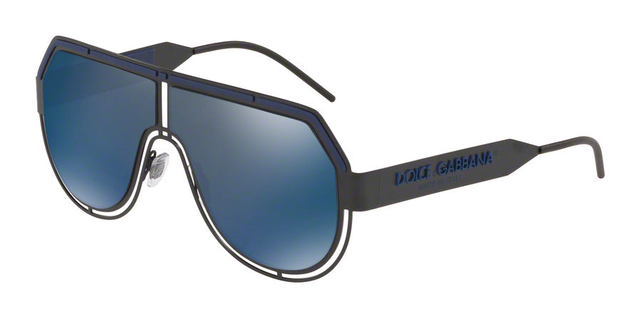 DOLCE & GABBANA DG2231 Pilot Sunglasses 110696-MATTE BLACK 59-5-140 - Color Map black