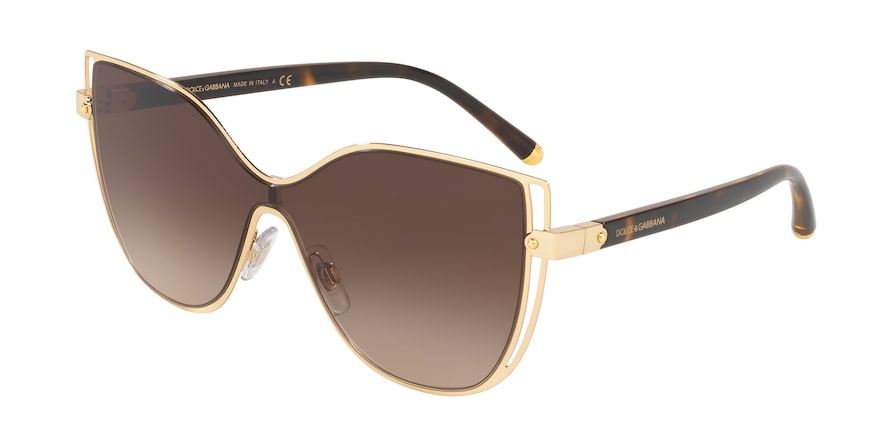 DOLCE & GABBANA DG2236 Butterfly Sunglasses 02/13-GOLD 28-128-140 - Color Map gold