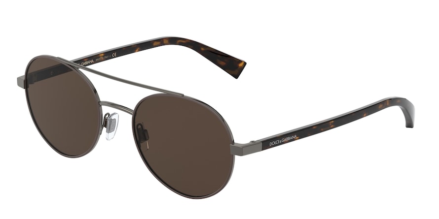 DOLCE & GABBANA DG2245 Phantos Sunglasses 133673-BRONZE/MATTE BROWN 52-20-140 - Color Map bronze/copper