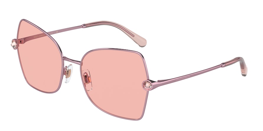 DOLCE & GABBANA DG2284B Butterfly Sunglasses 1361/5-ROSE 57-18-140 - Color Map pink
