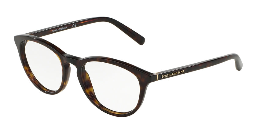 DOLCE & GABBANA DG3223 Phantos Eyeglasses 502-HAVANA 47-18-140 - Color Map havana