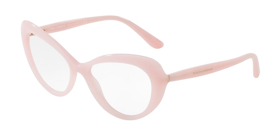 DOLCE & GABBANA DG3264 Cat Eye Eyeglasses 3098-PINK 54-16-140 - Color Map pink