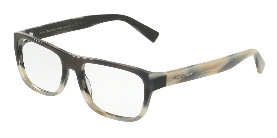 DOLCE & GABBANA DG3276 Pillow Eyeglasses 3157-BLACK GREDIENT BLUE HORN 54-17-140 - Color Map black