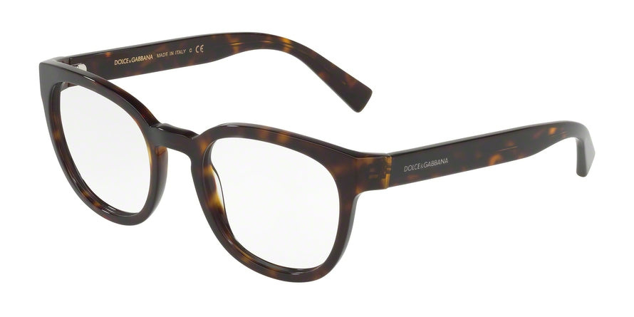 DOLCE & GABBANA DG3287 Phantos Eyeglasses 502-HAVANA 51-21-140 - Color Map havana