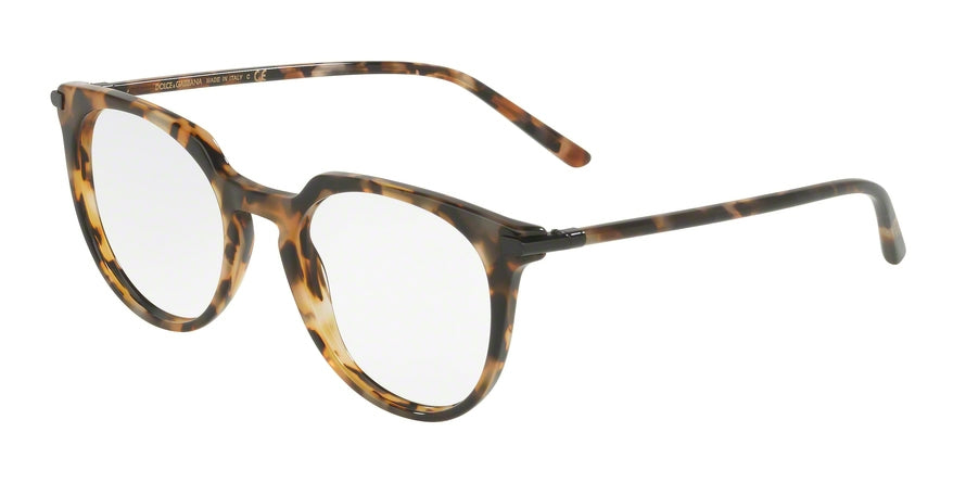 DOLCE & GABBANA DG3288 Phantos Eyeglasses 3141-BLUE HAVANA 50-19-145 - Color Map blue