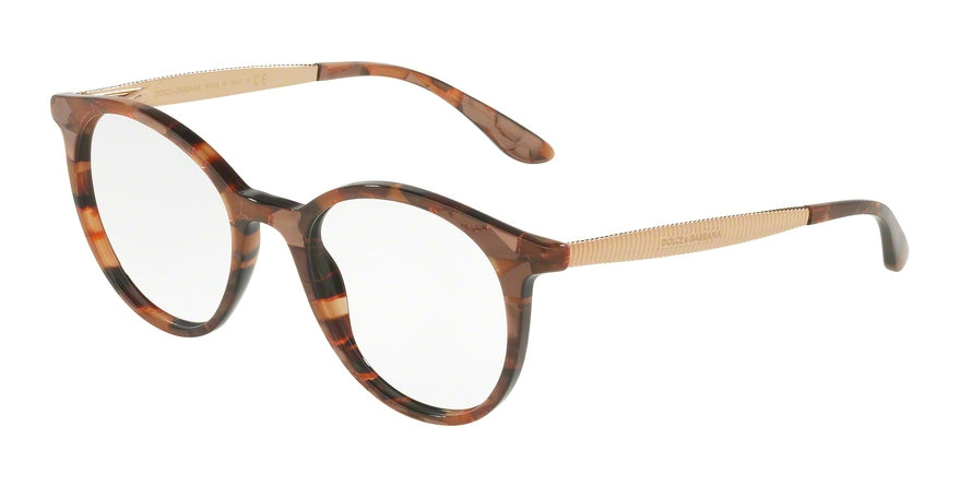 DOLCE & GABBANA DG3292 Phantos Eyeglasses 3131-CUBE BRONZE 50-20-140 - Color Map bronze