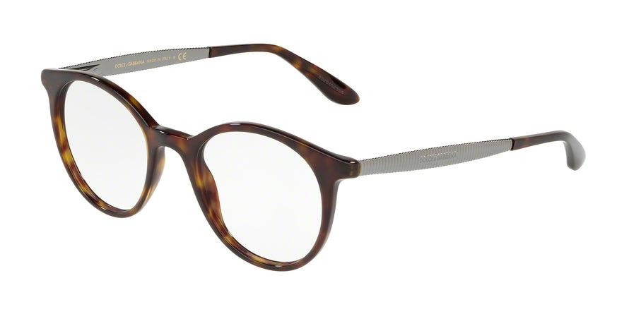 DOLCE & GABBANA DG3292 Phantos Eyeglasses 502-HAVANA 50-20-140 - Color Map havana
