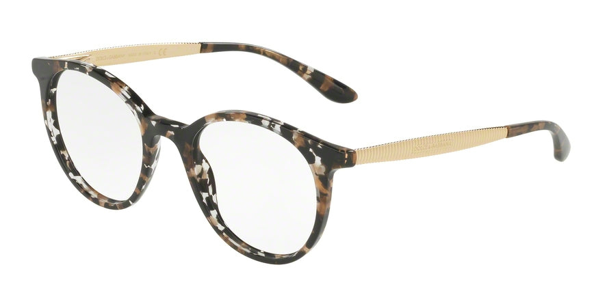 DOLCE & GABBANA DG3292 Phantos Eyeglasses 911-CUBE BLACK/GOLD 50-20-140 - Color Map black