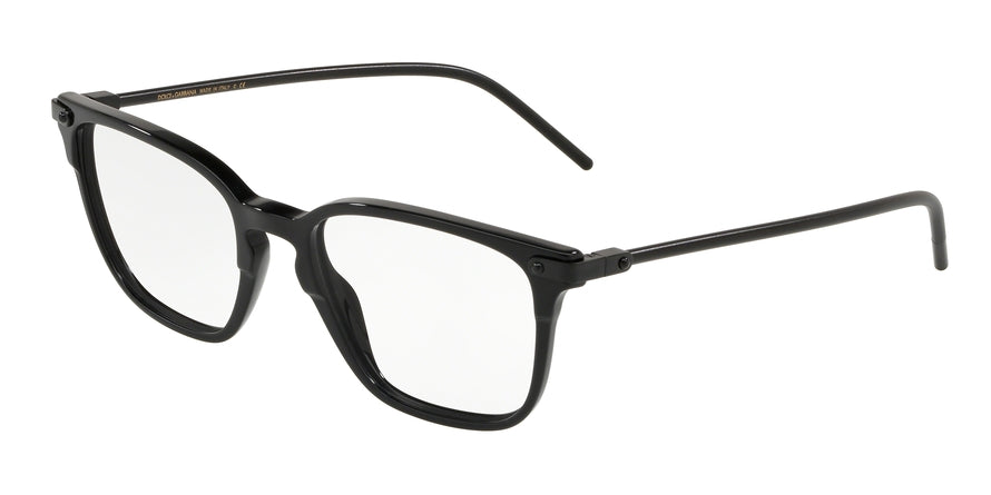 DOLCE & GABBANA DG3302F Pillow Eyeglasses 501-BLACK/MATTE BLACK 53-19-145 - Color Map black
