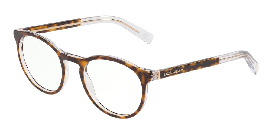 DOLCE & GABBANA DG3309 Phantos Eyeglasses 757-TOP HAVANA ON CRYSTAL 50-21-145 - Color Map havana