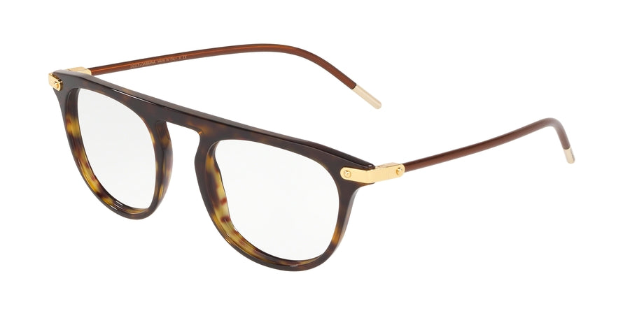 DOLCE & GABBANA DG3318 Phantos Eyeglasses 502-HAVANA 50-20-145 - Color Map havana