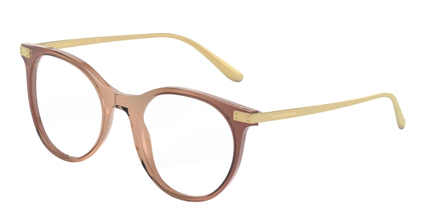 DOLCE & GABBANA DG3330F Phantos Eyeglasses 3269-BROWN MULTILAYER 51-20-140 - Color Map brown