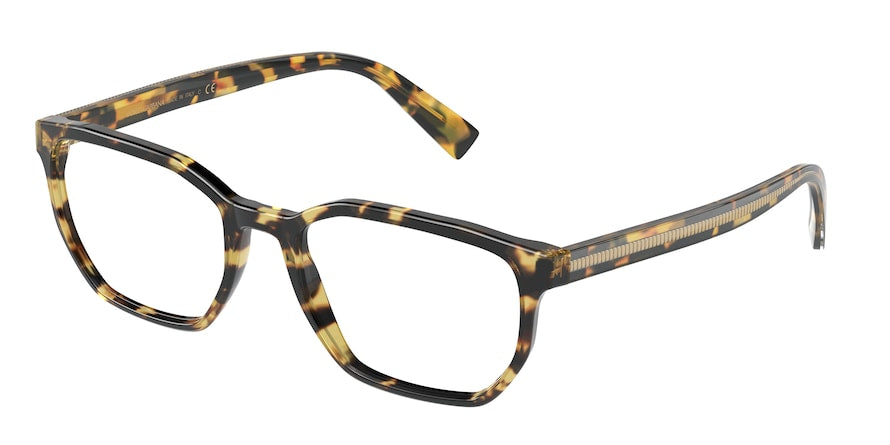 DOLCE & GABBANA DG3338F Irregular Eyeglasses 512-YELLOW HAVANA 56-19-145 - Color Map havana