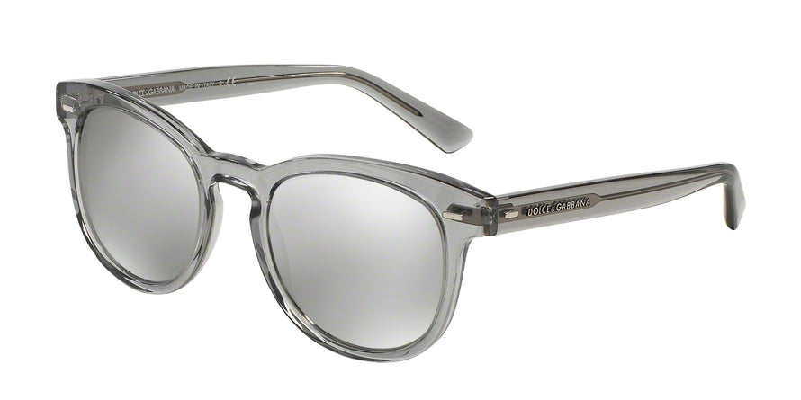 DOLCE & GABBANA DG4254 Phantos Sunglasses 29166G-TRANSPARENT GREY 51-20-145 - Color Map grey
