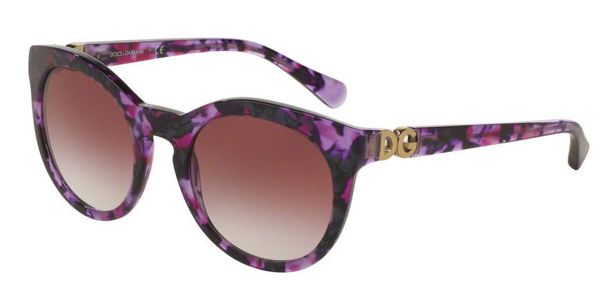 DOLCE & GABBANA DG4279F Phantos Sunglasses  29128H-VIOLET MARBLE 55-21-145 - Color Map violet