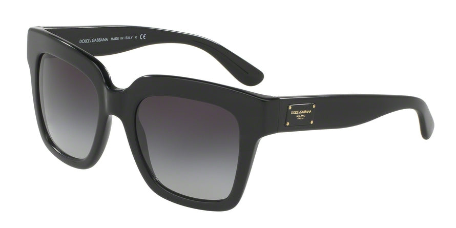 DOLCE & GABBANA DG4286 Square Sunglasses  501/8G-BLACK 51-20-140 - Color Map black