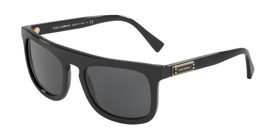 DOLCE & GABBANA DG4288 Square Sunglasses  501/87-BLACK 53-20-140 - Color Map black