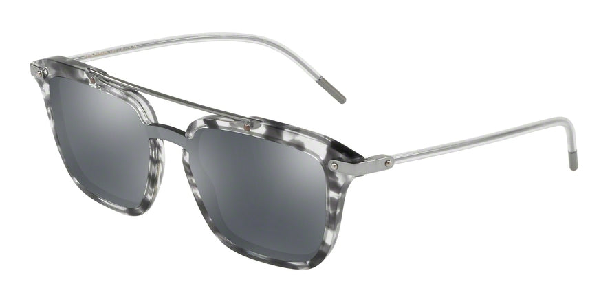 DOLCE & GABBANA DG4327 Square Sunglasses 31396G-HAVANA CLEAR BLACK 20-120-145 - Color Map black