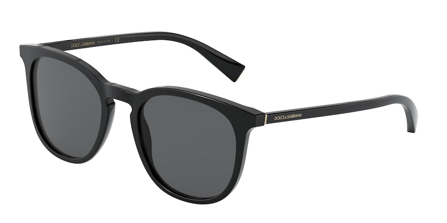 DOLCE & GABBANA DG4372 Phantos Sunglasses  501/87-BLACK 51-20-140 - Color Map black