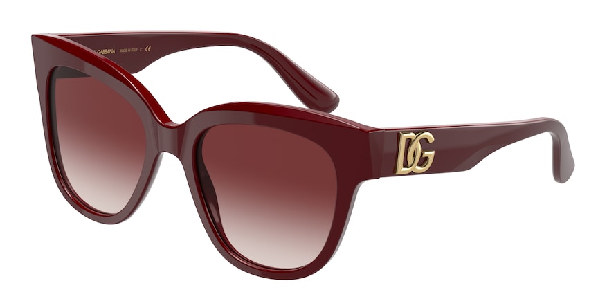 DOLCE & GABBANA DG4407F Butterfly Sunglasses  30918H-BORDEAUX 53-19-140 - Color Map bordeaux