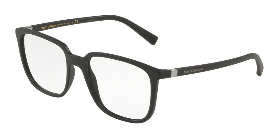 DOLCE & GABBANA DG5029 Square Eyeglasses 2525-BLACK 54-18-140 - Color Map black