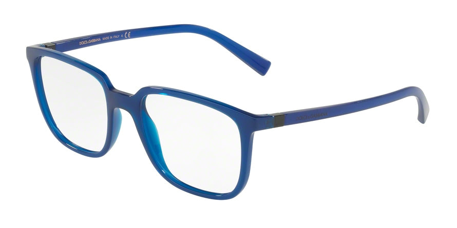 DOLCE & GABBANA DG5029 Square Eyeglasses 2578-TRANSPARENT BLUE 54-18-140 - Color Map blue